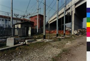 Carnate - stazione ferroviaria - magazzino di manutanzione - binari - ponte