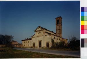 Ronco Briantino - chiesa sconsacrata di Sant'Ambrogio ad Nemus - facciata