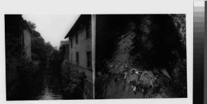 Cusano Milanino - casa Cappelli - muro di cinta di villa Venini - fiume Seveso