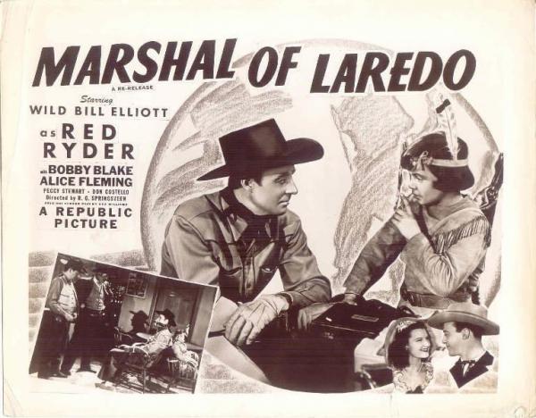 Scena del film "Marshal of Laredo" - regia Robert G. Springsteen - 1945