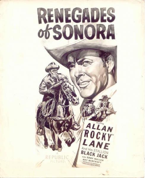 Scena del film "Renegades of Sonora" - regia R.G. Springsteen - 1948