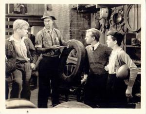 Scena del film "Simpatica canaglia" - regia W.S. Van Dyke - 1936 - attori Jackie Cooper, Mickey Rooney, Freddie Bartholomew