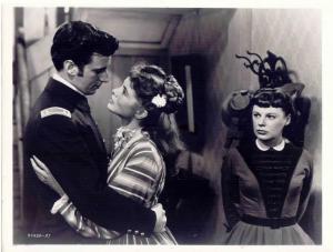 Scena del film "Piccole donne" - regia di Mervyn LeRoy - 1949 - attori June Allyson, Janet Leigh, Richard Stapley-Wyler