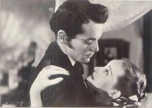 Scena del film "Jezebel. La figlia del vento " - regia William Wyler - 1938 - attori Bette Davis e Henry Fonda