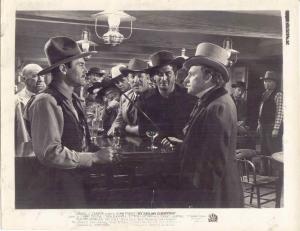 Scena del film "Sfida infernale" (My Darling Clementine) - regia John Ford - 1946 - attori Henry Fonda, Ward Bond, Victor Mature