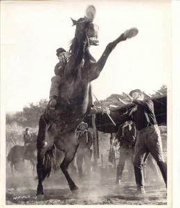 Scena del film "Il massacro di Fort Apache" - regia John Ford - 1948