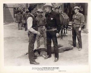 Scena del film "L'inafferrabile" (Fighting Man of the Plains) - regia Edwin L. Marin - 1949 - attore Randolph Scott