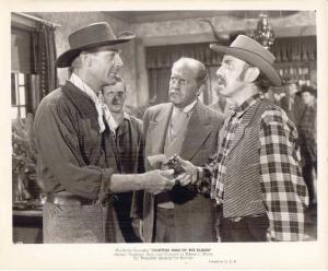 Scena del film "L'inafferrabile" (Fighting Man of the Plains) - regia Edwin L. Marin - 1949 - attore Randolph Scott