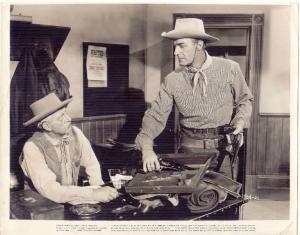 Scena del film "Colt 45" - regia Edwin L. Marin - 1950 - attore Randolph Scott