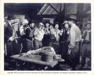 Scena del film "Le frontiere dell'odio" - regia John Farrow - 1950 - attore Ray Milland