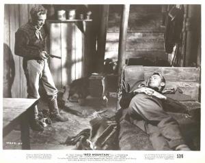 Scena del film "La montagna dei 7 falchi" - regia William Dieterle - 1952 - attore Alan Ladd