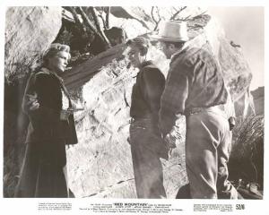 Scena del film "La montagna dei 7 falchi" - regia William Dieterle - 1952 - attori Lizabeth Scott e Alan Ladd
