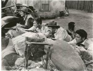 Scena del film "Stella solitaria" - regia Vincent Sherman - 1952 - attore Clark Gable