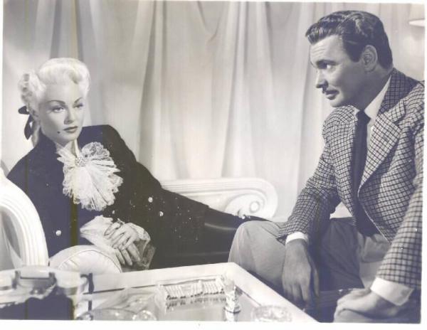 Scena del film "Il bruto e la bella" - regia Vincente Minnelli - 1952 - attrice Lana Turner