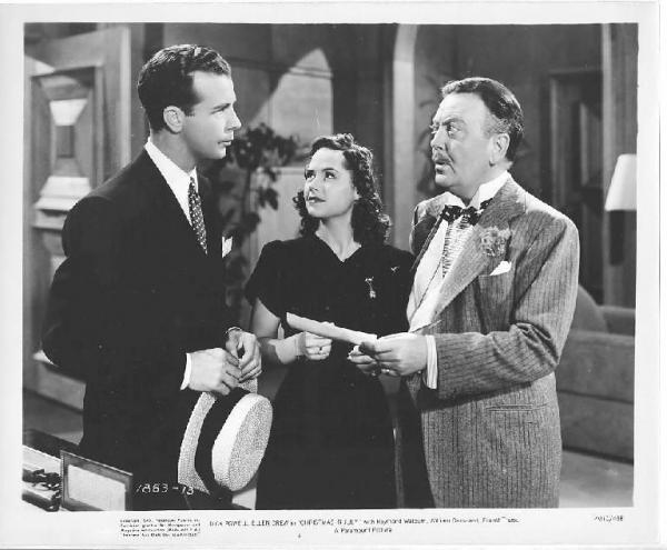 Scena del film "Un colpo di fortuna" - regia Preston Struges - 1940 - attori Dick Powell e Ellen Drew
