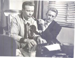 Scena del film "Il bruto e la bella" - regia Vincente Minnelli - 1952 - attore Kirk Douglas