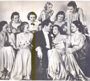 Scena del film "Follie di Broadway 1938" - regia Roy Del Ruth - 1937 - attore Robert Taylor