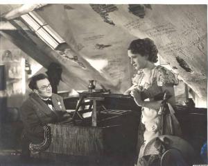 Scena del film "Sinfonia d'amore" (Blossom Time) - regia P.L. Stein - 1934 - attori Richard Tauber e Jane Baxter