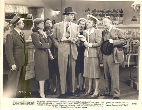 Scena del film "Un fidanzato per due" - regia George Marshall - 1944 - attore Fred Mac Murray