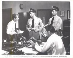 Scena del film "Il cerchio di fuoco" - regia Lewis Allen - 1951 - attore Alan Ladd