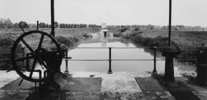 Impianto idrovoro Travata - chiusa sul canale