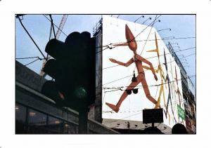 Milano - Piazza del Duomo - Cartellone pubblicitario Benetton - Pinocchio