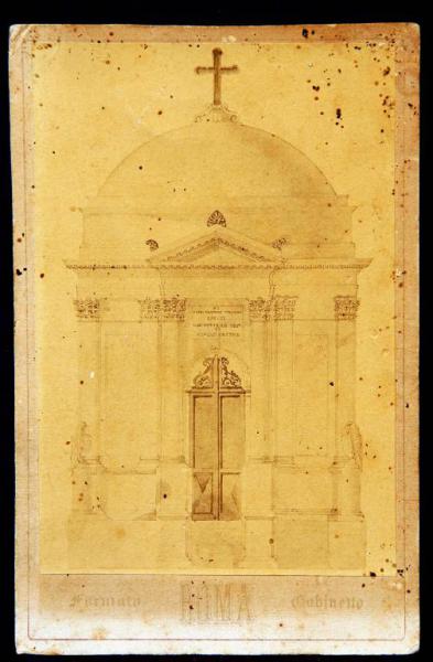 Disegno - Progetto per il monumento ai Caduti di Monterotondo / Risorgimento italiano