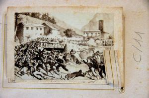 Stampa - Battaglia di Ponte Caffaro / Risorgimento italiano - Terza Guerra d'Indipendenza italiana