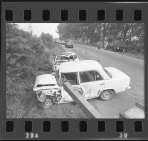 Incidente stradale mortale - Strada Ostigliese - Auto incidentate - Fiat 124 e Fiat 500