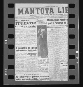 Pagina di periodico - Mantova Libera: organo del Comitato di liberazione nazionale - sabato 13 ottobre 1945