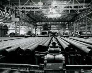 Innocenti - Impianto siderurgico dell'Orinoco - Tubificio - Linee di movimentazione