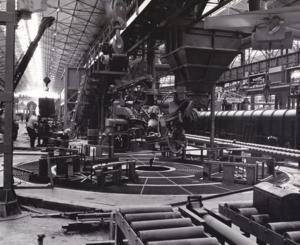Innocenti - Impianto siderurgico dell'Orinoco - Fonderia - Tavola rotante di formatura