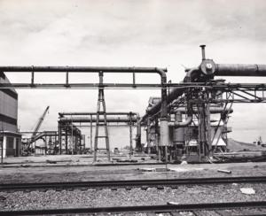 Innocenti - Impianto siderurgico dell'Orinoco - Impianti tecnologici - Tubazioni per la distribuzione del gas e stazione di compressione del gas