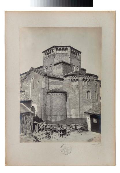 Pavia - Basilica di San Pietro in Ciel d'Oro - Veduta cupola tiburio ottagonale
