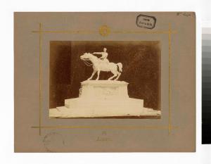 Scultura equestre - Bozzetto concorso per Monumento a Amedeo IV di Savoia - Francesco Porzio