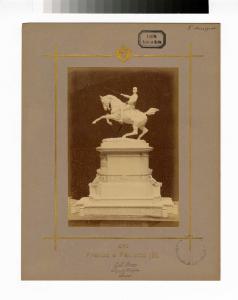 Scultura equestre - Bozzetto concorso per Monumento a Amedeo IV di Savoia - Lodovico Marazzani Visconti - versione B