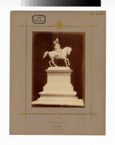 Scultura equestre - Bozzetto concorso per Monumento a Amedeo IV di Savoia - Augusto Rivalta