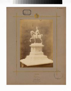 Scultura equestre - Bozzetto concorso per Monumento a Amedeo IV di Savoia - Giulio Tadolini