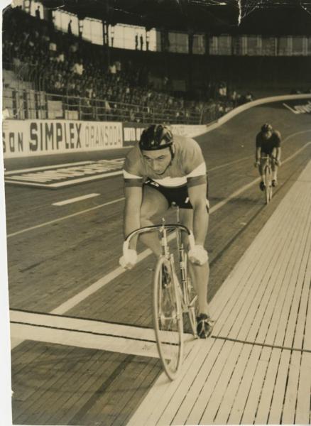 Ciclismo - Antonio Maspes - Milano - Velodromo Vigorelli - Campionati del mondo di ciclismo su pista 1962 - Velocità professionisti - Batterie