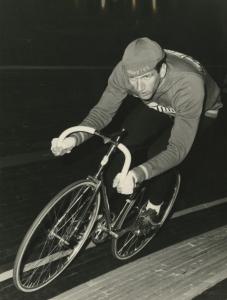 Ciclismo - Vittorio Adorni - Milano - Palasport - In allenamento