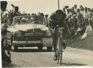 Ciclismo - Ercole Baldini - 41°Giro d'Italia - Tappa Varese-Comerio - Cronometro individuale - Il vincitore della tappa in azione