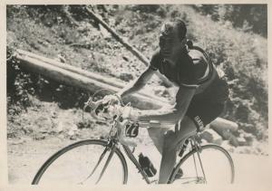 Ciclismo - Gino Bartali - 39° Tour de France - Tappa Le Bourg-d'Oisans -Sestrières (Italia) - In azione