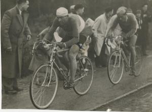 Ciclismo - Fiorenzo Magni - Giro delle Fiandre 1951 - Con Loretto Petrucci