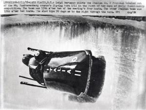 Sport invernali - Bob a quattro maschile - Lake Placid (Stati Uniti d'America) - Campionati mondiali di bob 1978 - La squadra di Italia II in azione