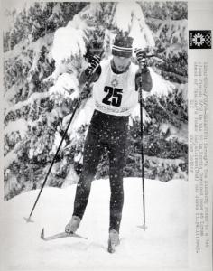 Sport invernali - Sci di fondo - Combinata nordica maschile - Monte Igman-Sarajevo (Bosnia-Erzegovina) - Giochi della XIV Olimpiade invernale 1984 - Gara 15 km - Tom Sandberg in azione