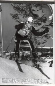 Sport invernali - Sci alpino - Slalom speciale maschile - Vancouver (Canada) - Coppa del mondo di di sci alpino 1971 - Gustavo Thoeni in azione