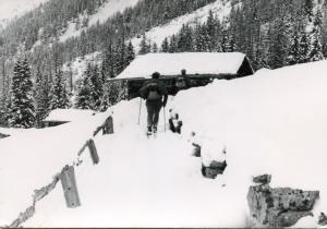 Uomini sugli sci in Val Zebrù