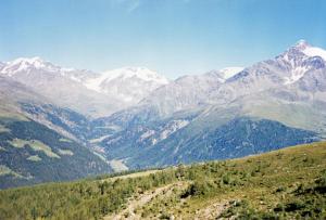 Valle dei Forni vista da Plagheira in estate