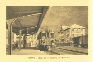 Stazione ferroviaria del treno del Bernina