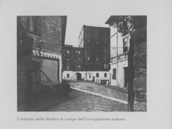 Trieste - Risiera di San Sabba durante l'occupazione nazista (campo di concentramento / campo di detenzione) - Ingresso